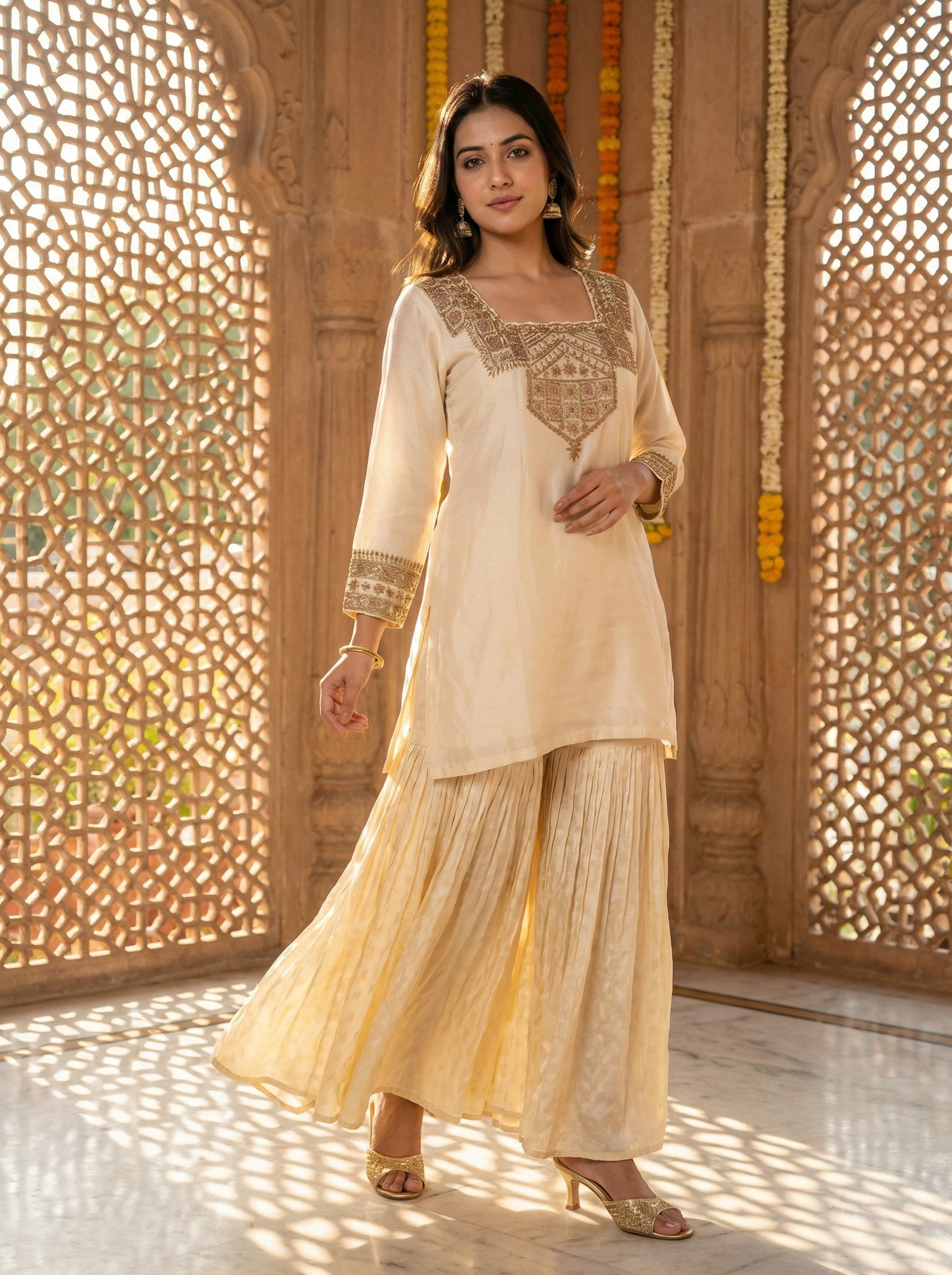 Kurta with Sharara