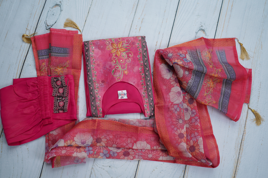 Rich Dress Material Exudes Timeless Elegance Suit