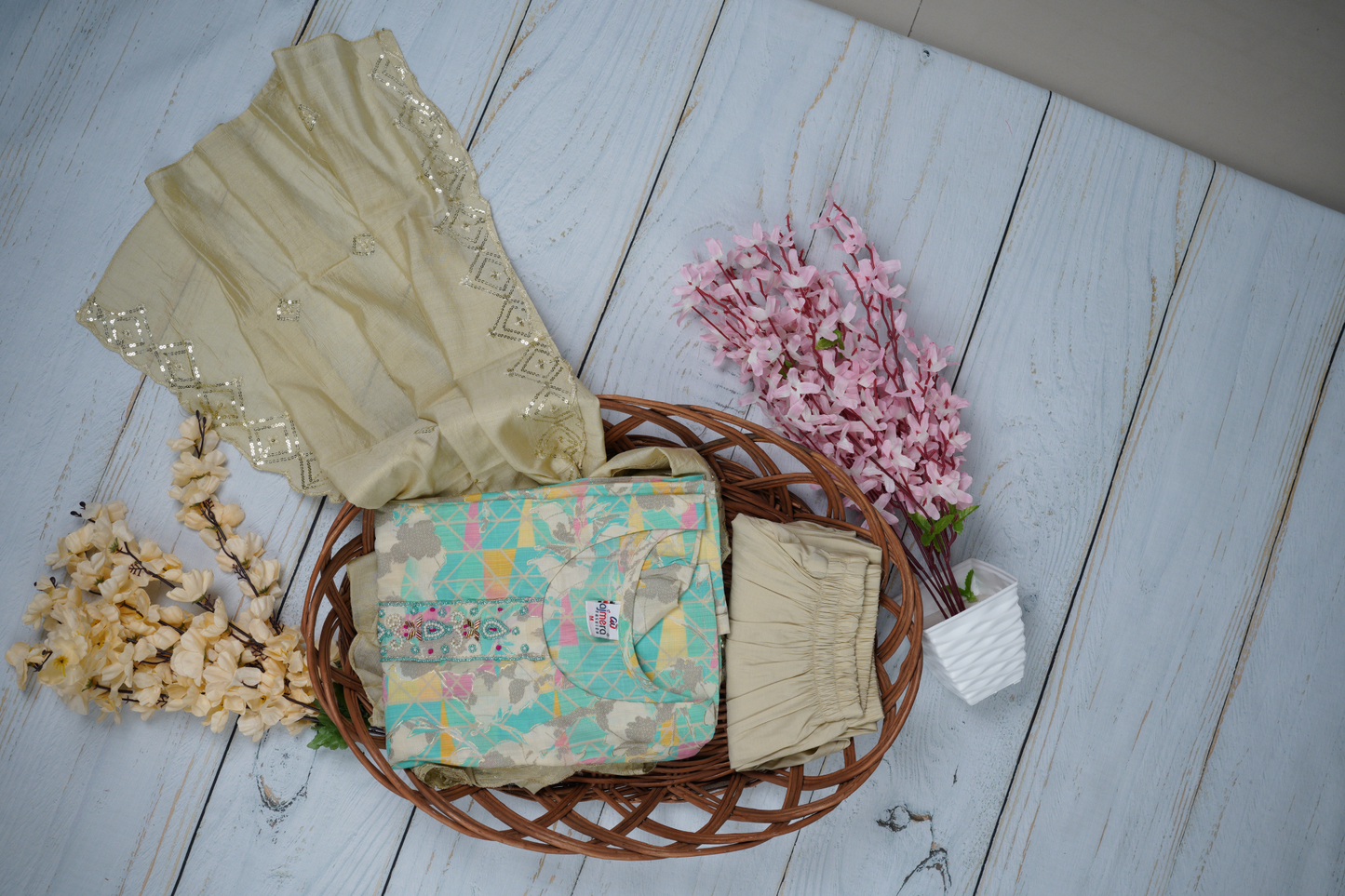 Premium Unstitched Dress Material Suit