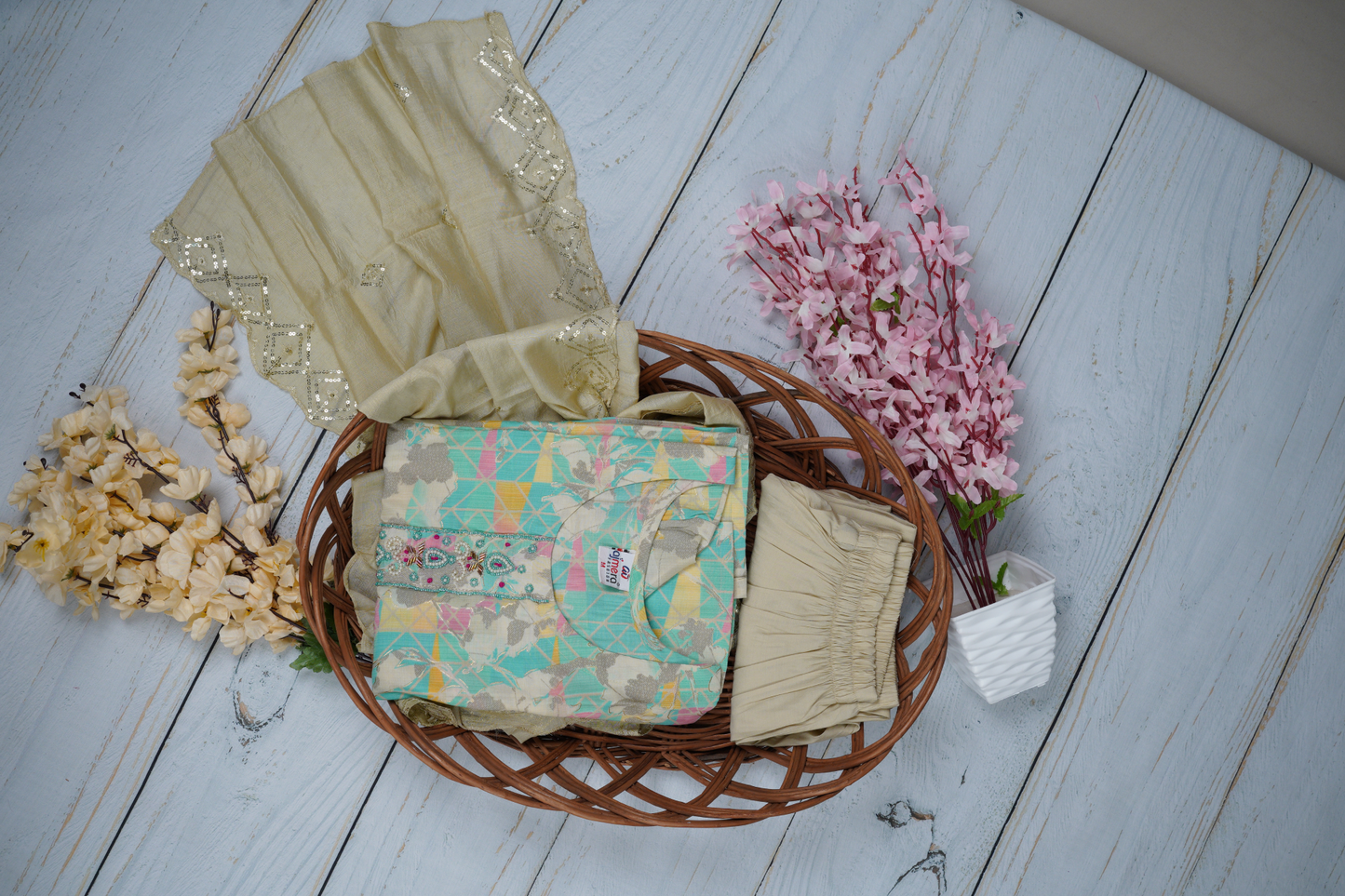 Premium Unstitched Dress Material Suit