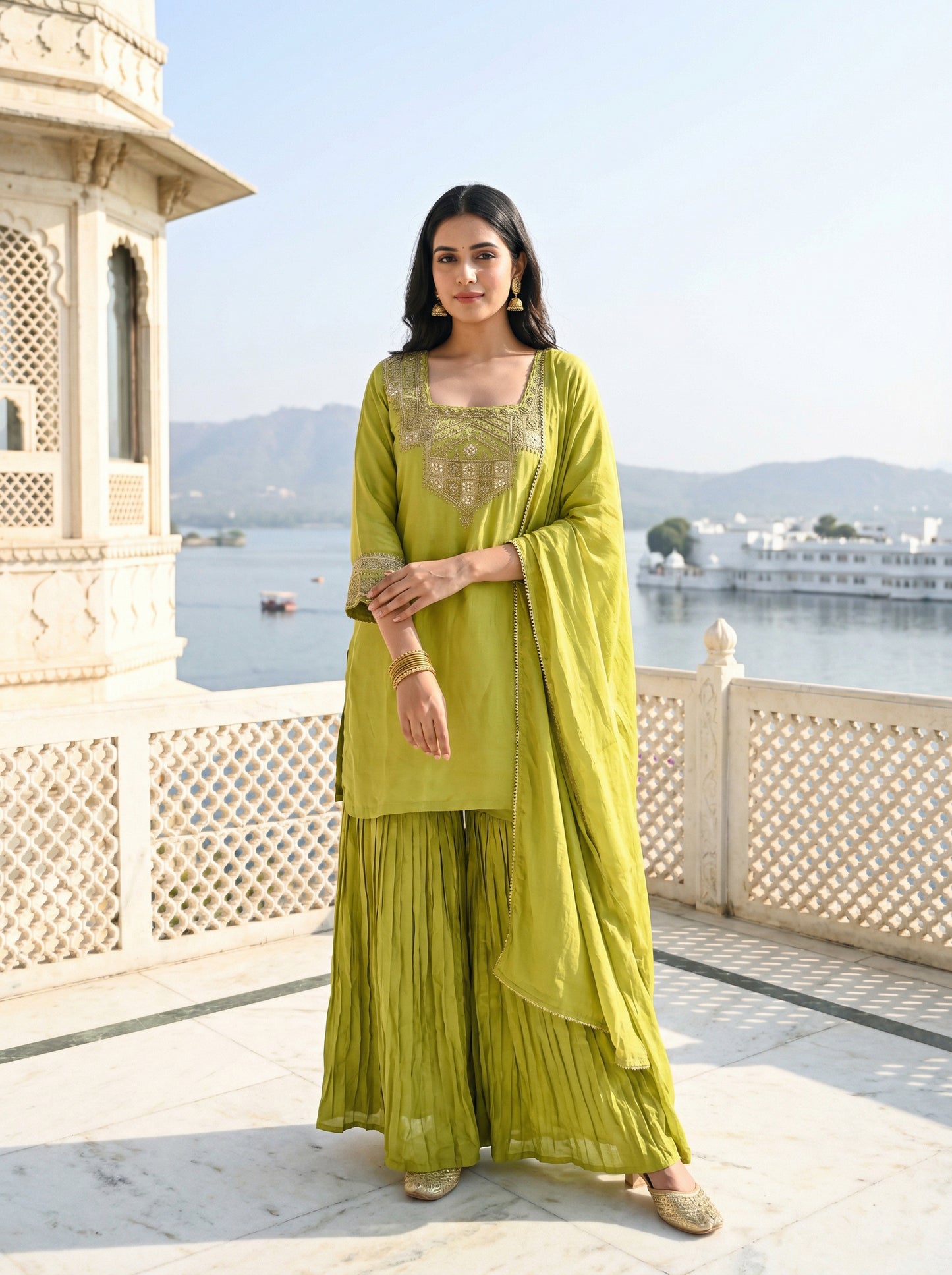 Kurta with Sharara